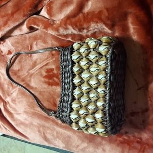 Yute bag fully lined handmade pristine condition